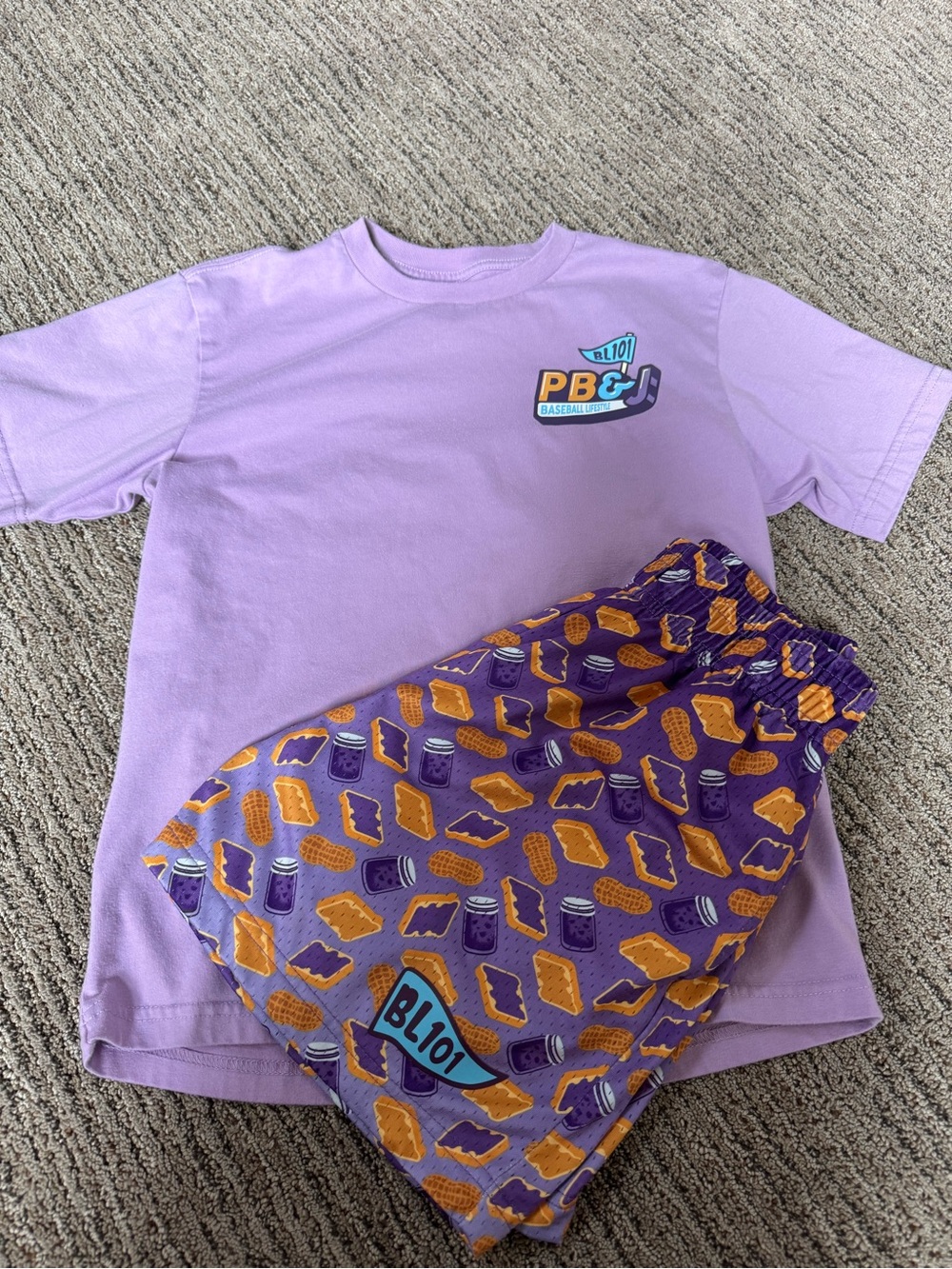 YM PB&J purple set from Baseball lifestyle 101